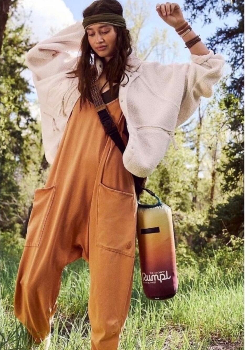 FP Movement by Free People Hot Shot Onesie in Toasted Coconut 0018A1